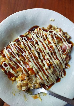 とろとろ納豆お好み焼き-レシピのメイン写真