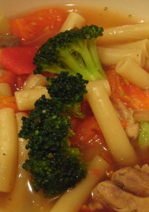 鶏もも肉とトマトのあっさりスープ-レシピのメイン写真