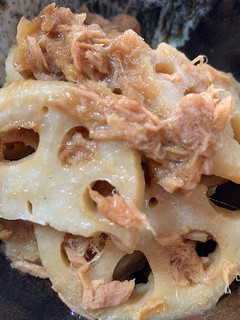 レンジで簡単れんこんとツナの旨だれ合え☆-レシピのメイン写真