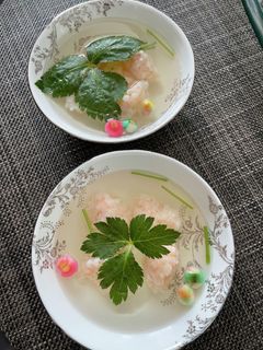 ふわふわエビ団子のすまし汁-レシピのメイン写真
