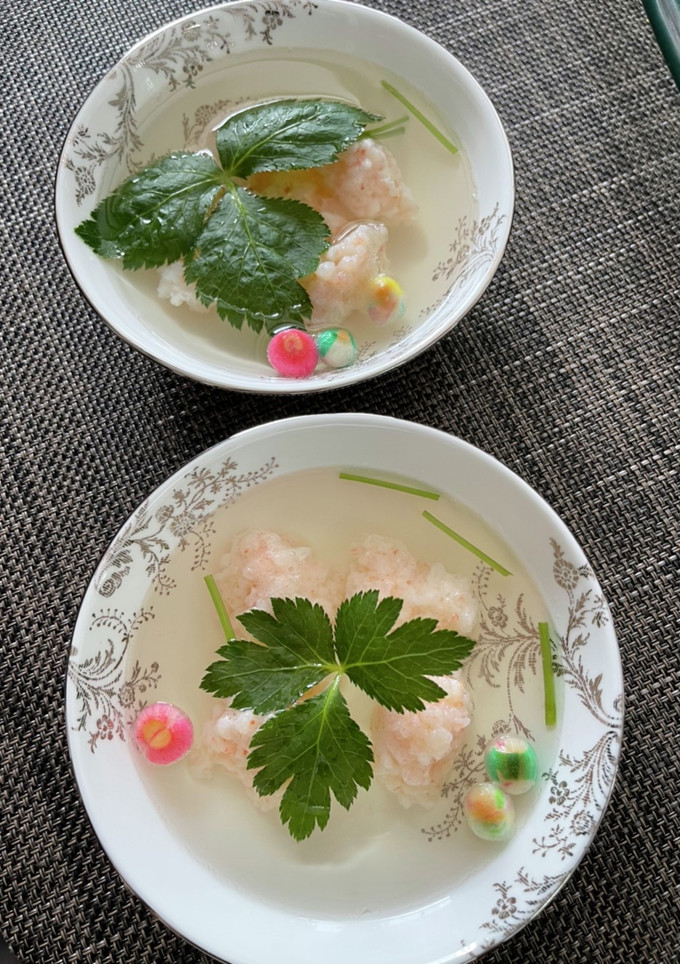 ふわふわエビ団子のすまし汁-レシピのメイン写真