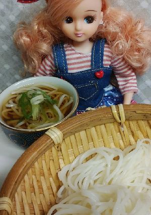 リカちゃん♡ゴクゴクイケる？素麺 ˙◊˙-レシピのメイン写真