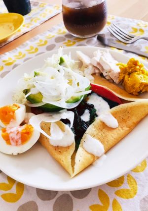 ホットケーキミックスでガレット風-レシピのメイン写真