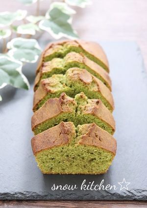抹茶ときなこのパウンドケーキ-レシピのメイン写真