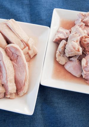 鶏もも カットタイミング比較実験（前塩）-レシピのメイン写真