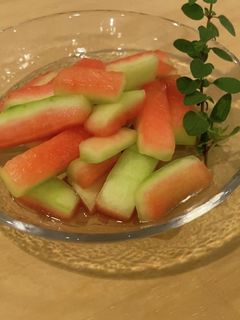 スイカの皮の漬物-レシピのメイン写真