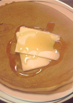 おやつに、夜食に、定番パンケーキ♪-レシピのメイン写真