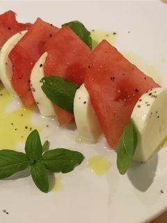 スイカのカプレーゼ-レシピのメイン写真