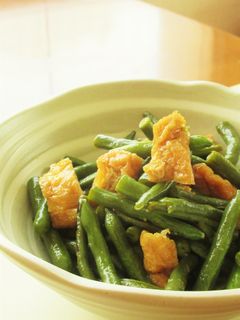 〖 いんげんと油揚げの炊いたん 〗-レシピのメイン写真