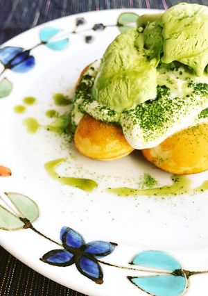 ティラミス風抹茶パンケーキ-レシピのメイン写真
