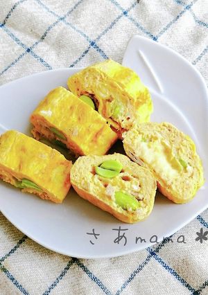 栄養満点♡ツナマヨチーズの卵焼き-レシピのメイン写真