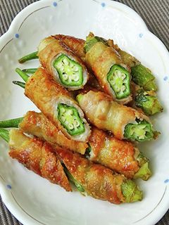 オクラと大葉の豚肉巻き-レシピのメイン写真