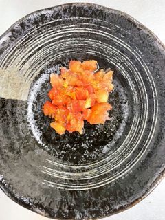 【離乳食中期】レンジでトマト-レシピのメイン写真