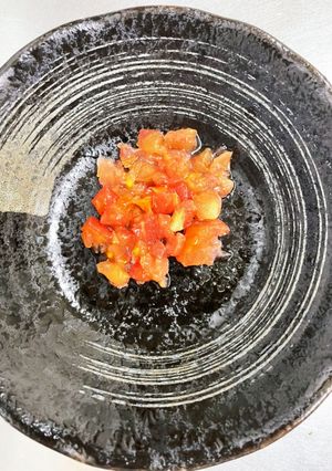 【離乳食中期】レンジでトマト-レシピのメイン写真