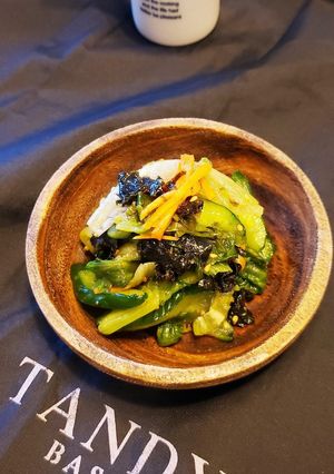 レンジ茹で～韓国のり入り～レタスナムル～-レシピのメイン写真
