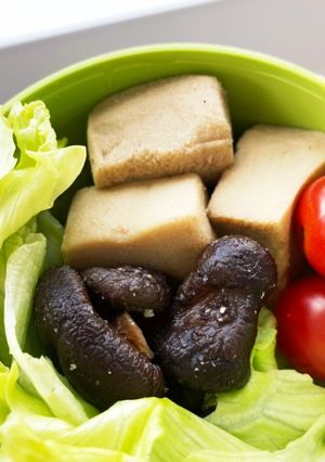 高野豆腐と干ししいたけの含め煮-レシピのメイン写真