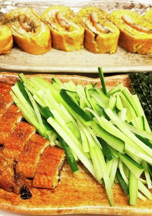 うなキュウ巻き-レシピのメイン写真