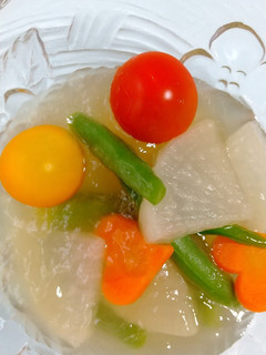 夏野菜のコンソメジュレ-レシピのメイン写真