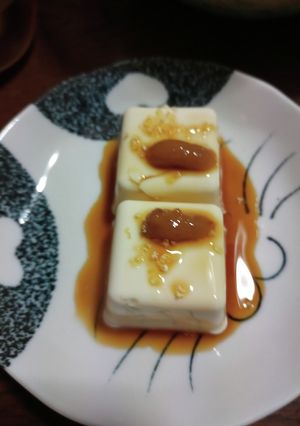 ゆず梅肉チューブ入り冷や奴-レシピのメイン写真