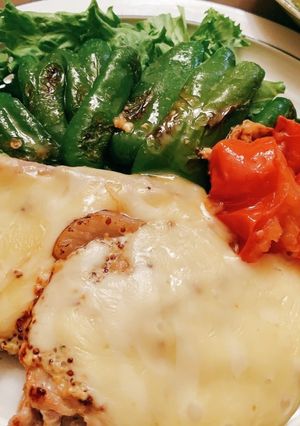 豚薄切り肉のとろ〜りチーズ＊マスタード焼-レシピのメイン写真