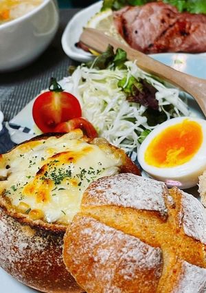 焼きカレーパングラタン★-レシピのメイン写真