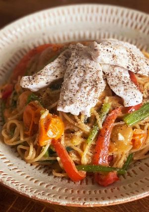 簡単！美味！タマゴのパスタ-レシピのメイン写真