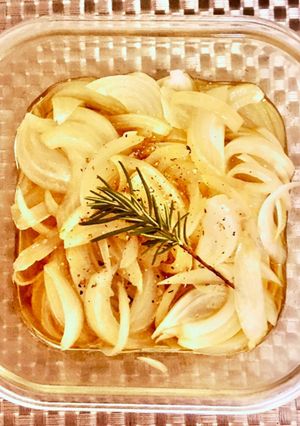 玉葱､ナス､キノコ*レンジで簡単オイル煮-レシピのメイン写真