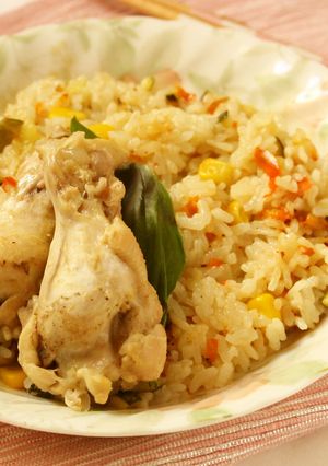 炊飯器1つで簡単♪オーツミルク味噌ピラフ-レシピのメイン写真