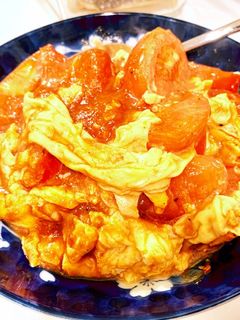 台湾の味・トマトたまご炒め-レシピのメイン写真
