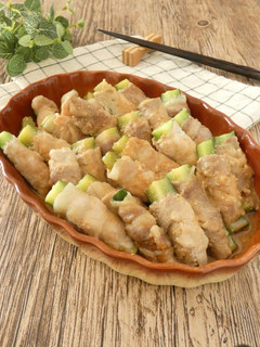 電子レンジ★キュウリの豚肉巻き-レシピのメイン写真