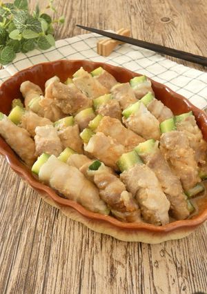 電子レンジ★キュウリの豚肉巻き-レシピのメイン写真