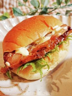 僕にもできた【蒲焼鶏でてりまよサンド】-レシピのメイン写真
