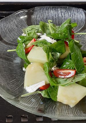 【野菜ソムリエ】京たんごメロンのサラダ-レシピのメイン写真
