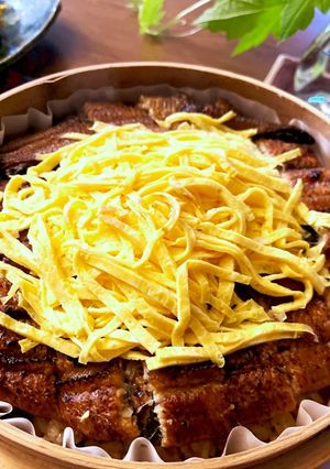 鰻のせいろ蒸し 柳川風-レシピのメイン写真