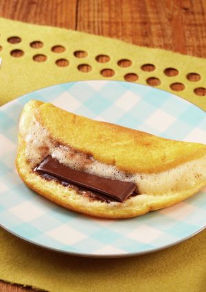 生チョコふんわりオムレツ-レシピのメイン写真