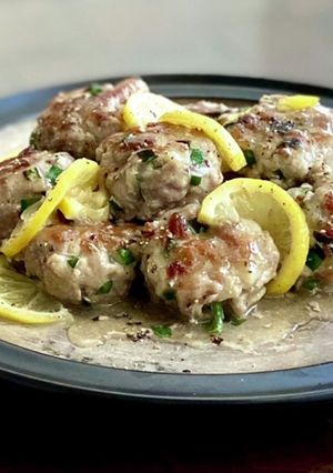 レモン爽やか＊塩だれ豚こま肉団子-レシピのメイン写真