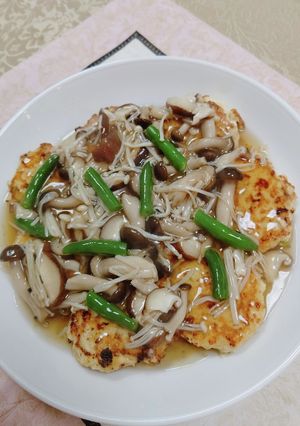 ヘルシーな豆腐ハンバーグ-レシピのメイン写真