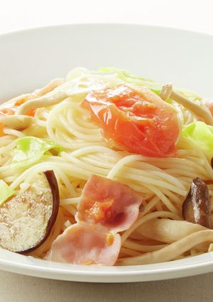 野菜たっぷりの生スパゲティ-レシピのメイン写真