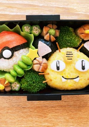 キャラ弁 ポケモン ニャース-レシピのメイン写真