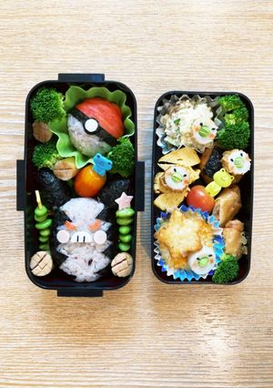 キャラ弁　ポケモン　モルペコ-レシピのメイン写真