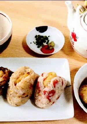 連子鯛の4色おにぎり-レシピのメイン写真
