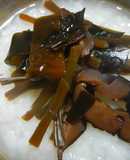 サツマイモの茎、早煮昆布、椎茸の佃煮