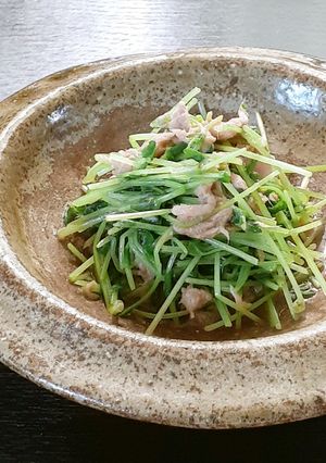 【野菜ソムリエ】豆苗とツナのポン酢和え-レシピのメイン写真