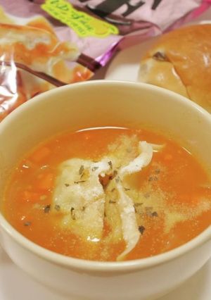 低糖質餃子のミネストローネ-レシピのメイン写真