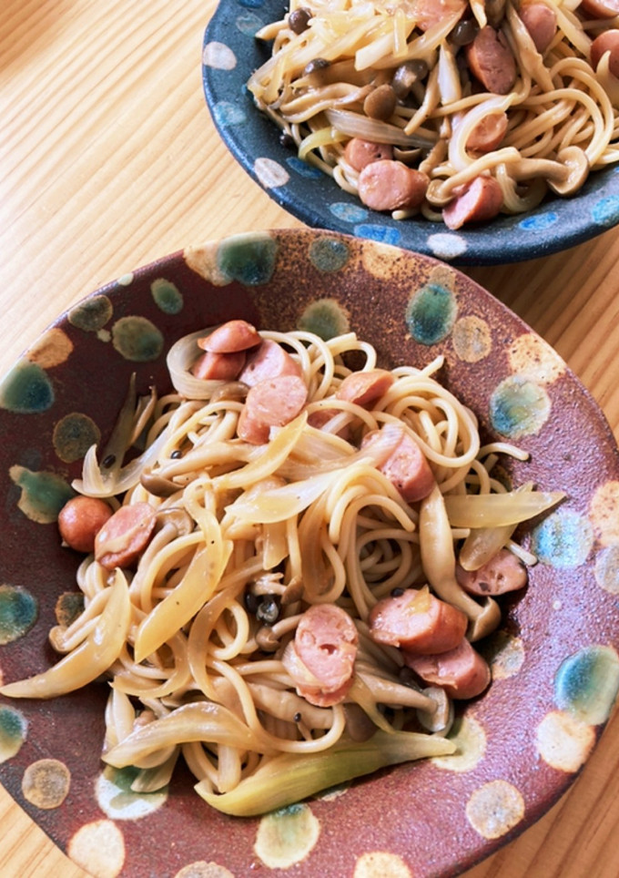 バター香るしめじとウインナーの和風パスタ-レシピのメイン写真