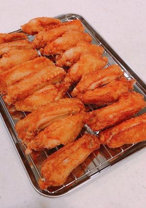 マジで旨い！米粉でカリッ、手羽中の唐揚げ-レシピのメイン写真