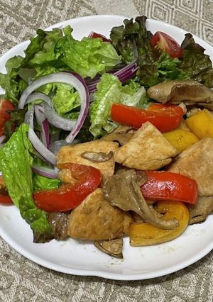 鶏むね肉とパプリカの味噌炒め-レシピのメイン写真