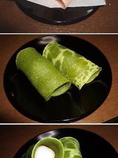超簡単和菓子☆もっちり抹茶餅or桜餅-レシピのメイン写真