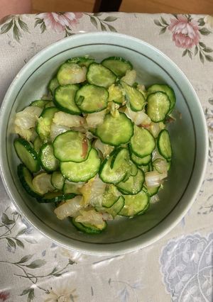 白菜と胡瓜のおかか和え-レシピのメイン写真