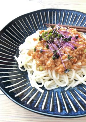 夏バテに負けるな！ピリ辛納豆冷やしうどん-レシピのメイン写真